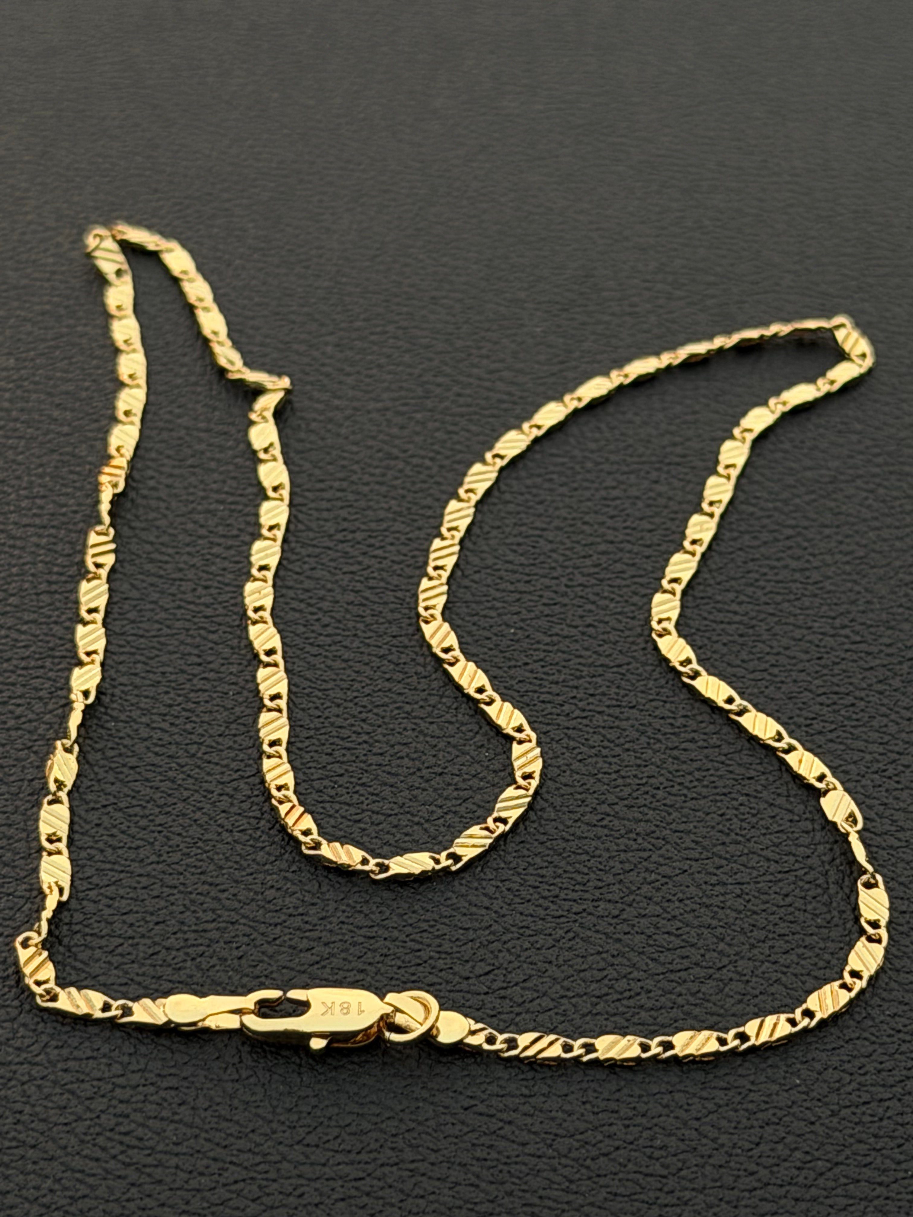 Елегантно Златно Ланче 18К